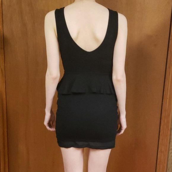 Zara Peplum Mini Dress - Picture 2 of 6